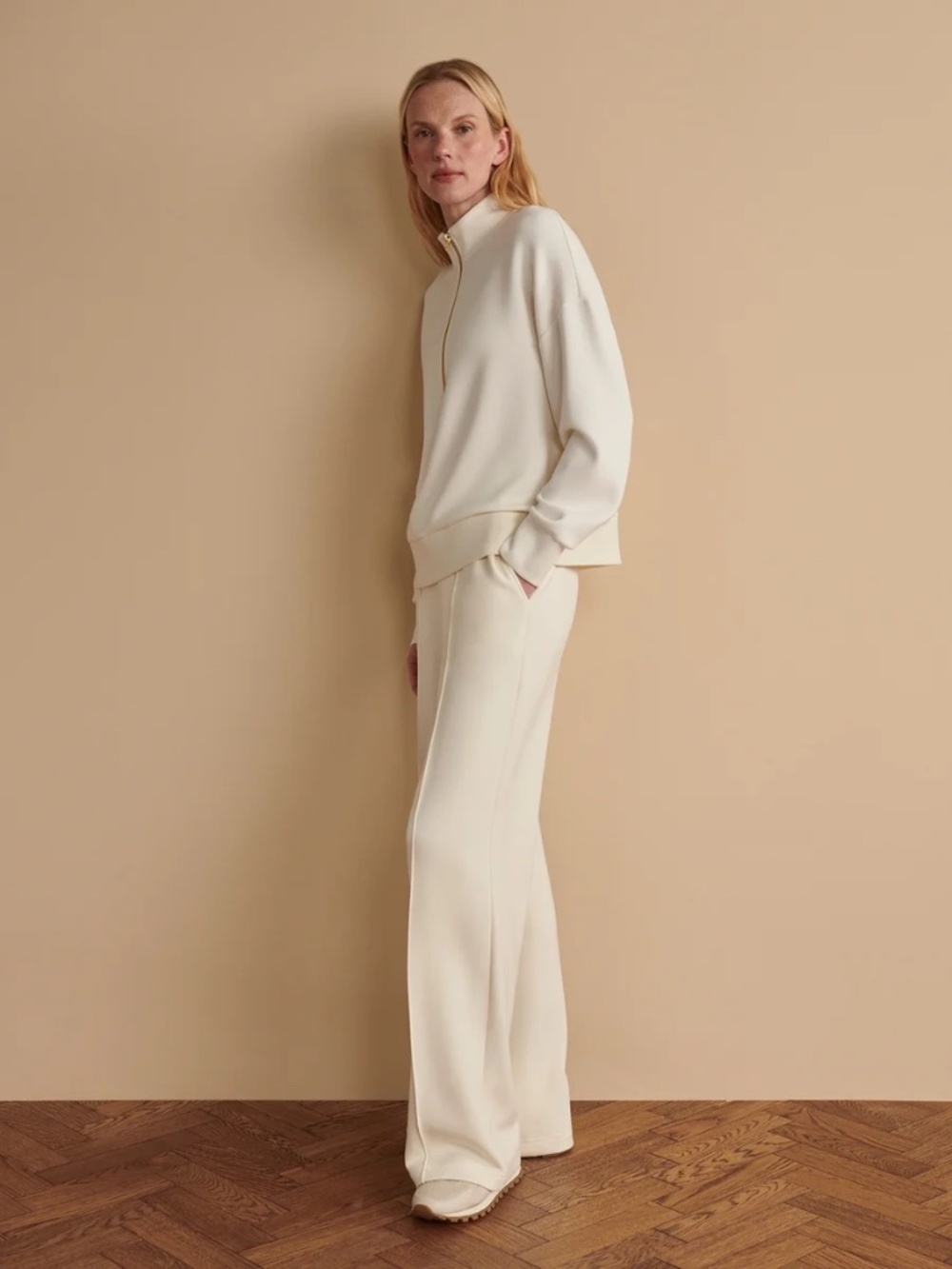 Varley The Wide Leg Pant 30" in Pristine NWT